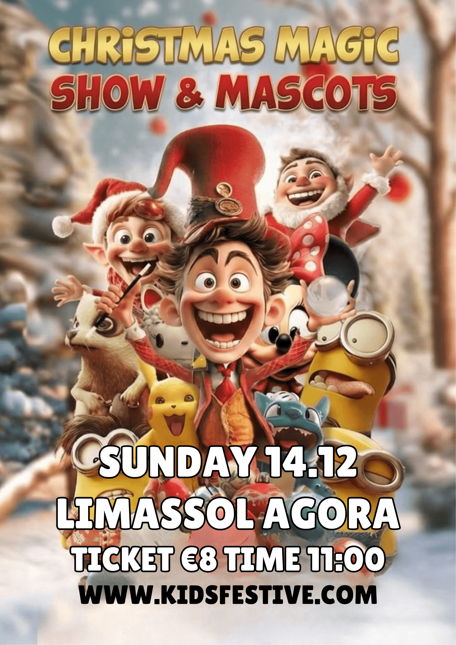 Christmas Magic Show & Mascots — Holiday Special